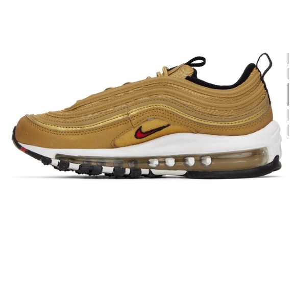 GOLD Air Max 97 Golden Bullet Sneakers - Picture 8 of 13